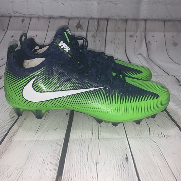 Nike Vapor Football Cleats SEAHAWKS Green - Picture 1 of 9